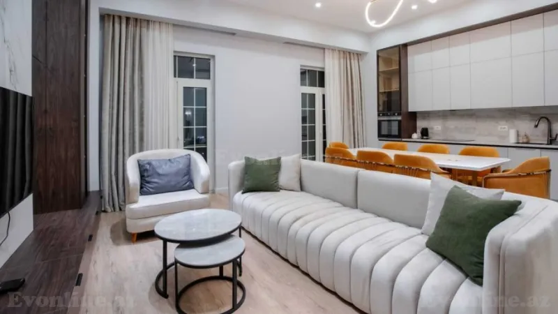 Kirayə verilir 3 otaqlı Mənzil Yeni tikili 130 m² Xətai r. - şəkil 6