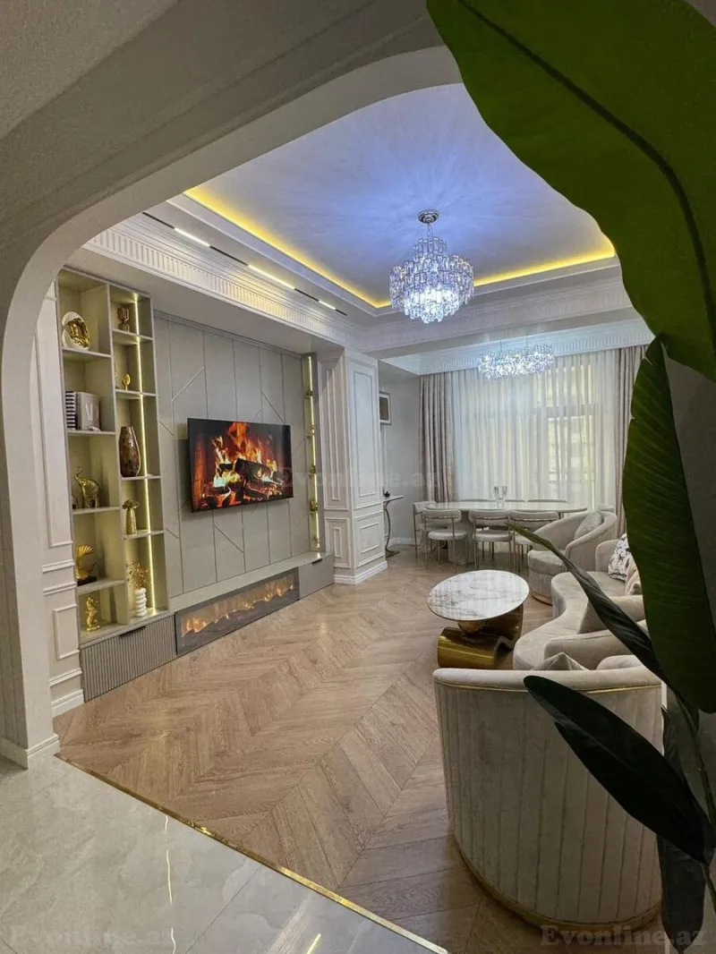 Satılır 4 otaqlı Mənzil Yeni tikili 125 m² Nəsimi r. - şəkil 3