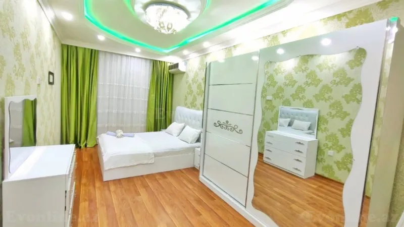 Kirayə verilir 2 otaqlı Mənzil Yeni tikili 94 m² Xətai m. - şəkil 3