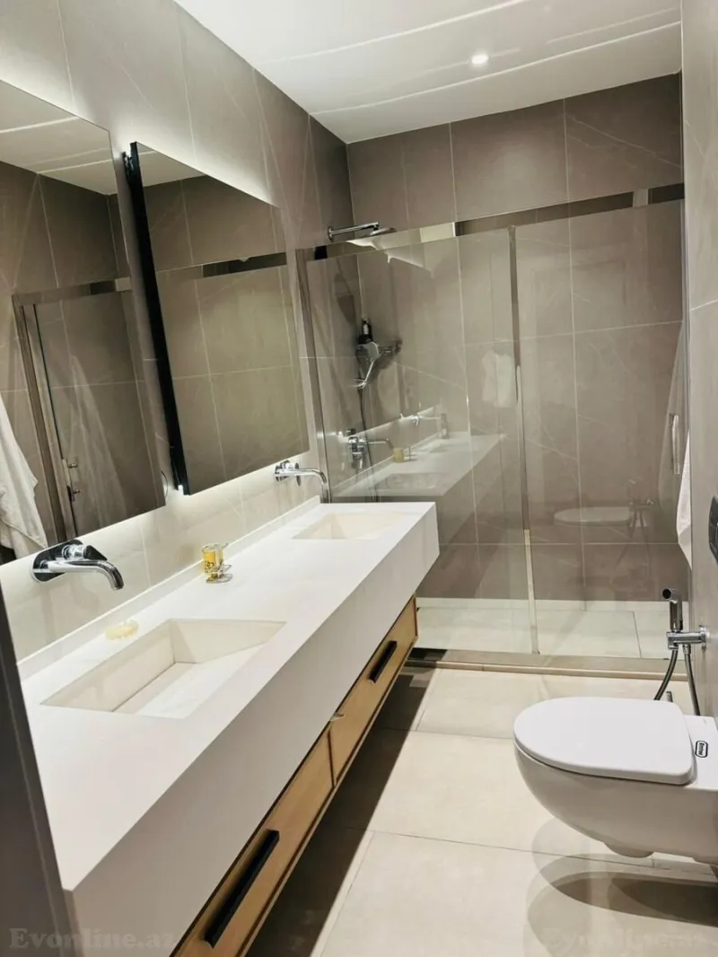 Kirayə verilir 2 otaqlı Mənzil Yeni tikili 110 m² Sabunçu r. - şəkil 7