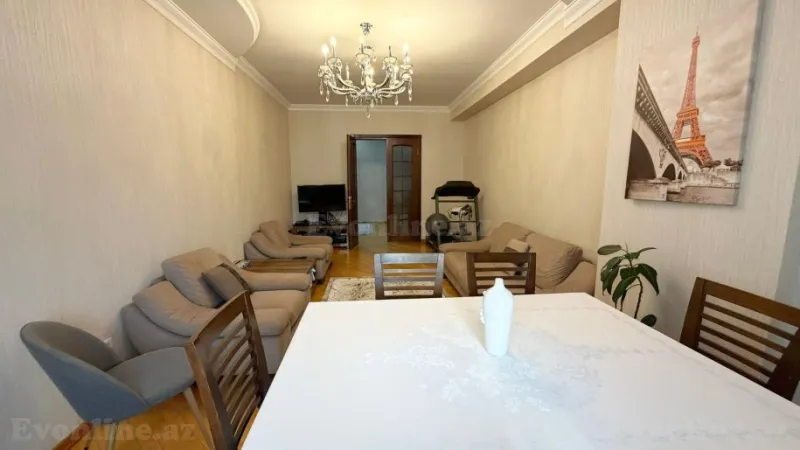 Satılır 3 otaqlı Mənzil Yeni tikili 120 m² İnşaatçılar m. - şəkil 2