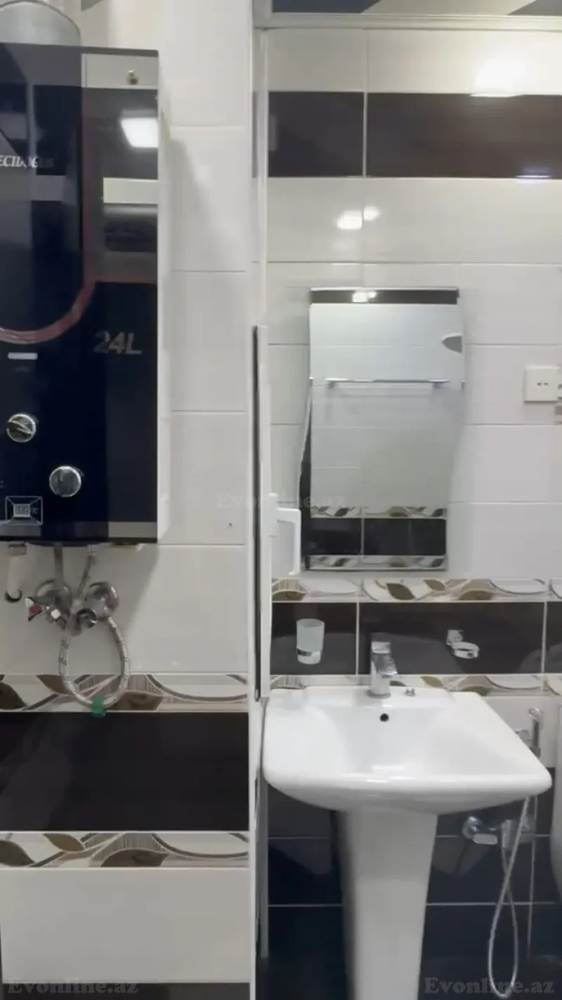 Kirayə verilir 2 otaqlı Mənzil Yeni tikili 100 m² 6-cı mikrorayon - şəkil 8