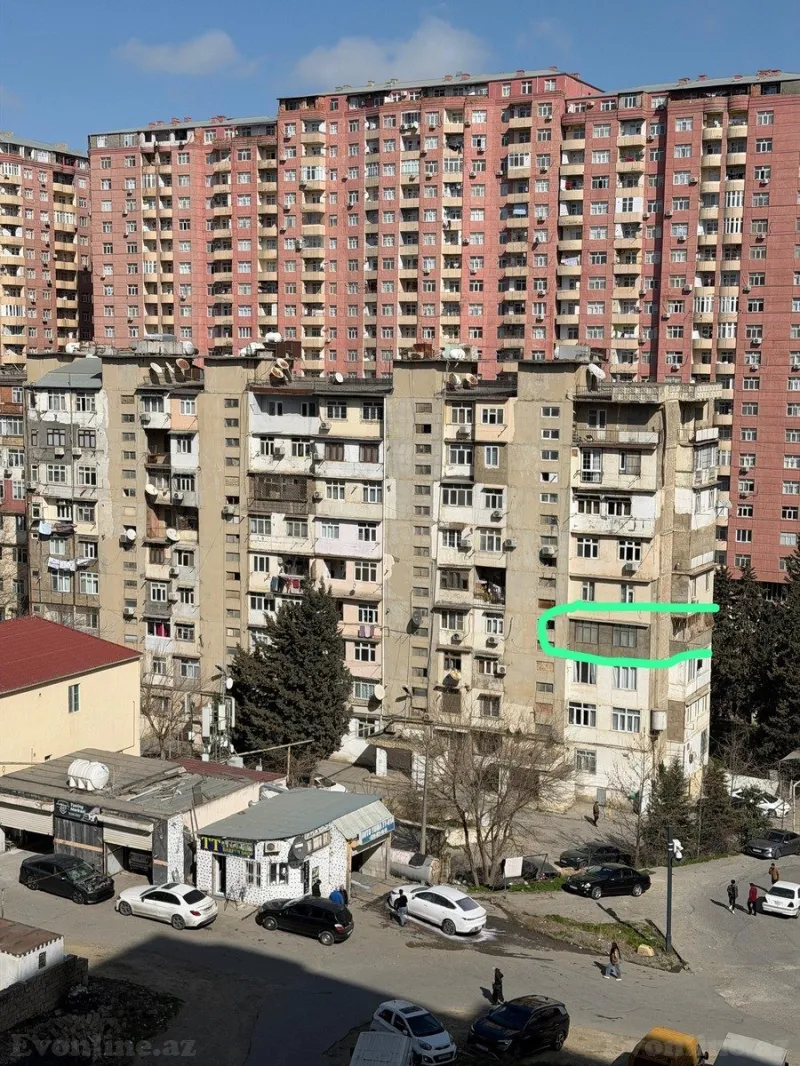 Satılır 4 otaqlı Mənzil Köhnə tikili 100 m² Yeni Yasamal - şəkil 14