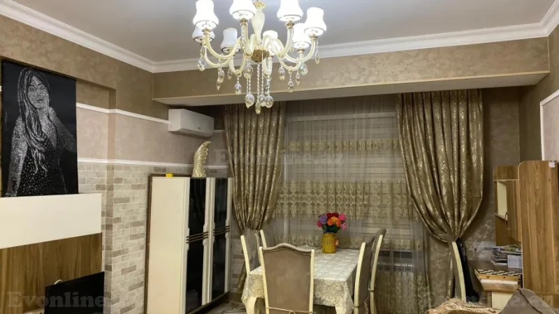 Kirayə verilir 3 otaqlı Mənzil Yeni tikili 110 m² Nəsimi r. - şəkil 3