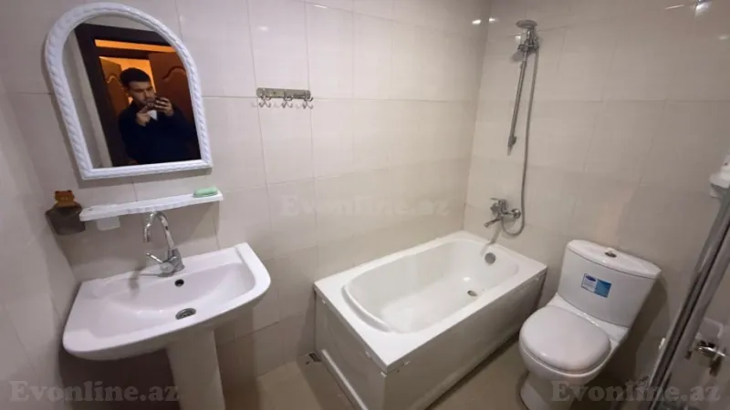 Satılır 1 otaqlı Mənzil Yeni tikili 45 m² İnşaatçılar m. - şəkil 3