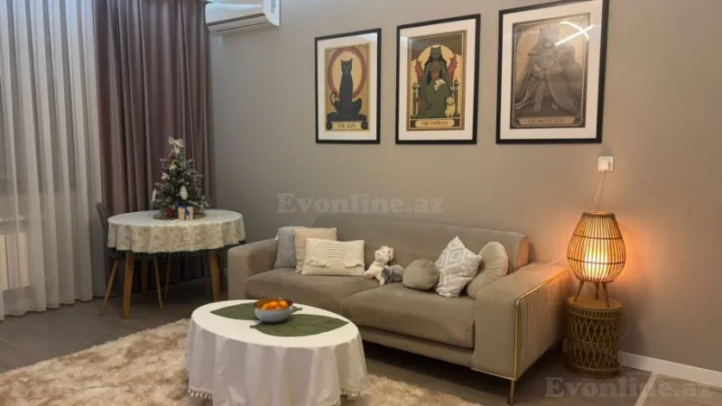 Kirayə verilir 2 otaqlı Mənzil Yeni tikili 76 m² Sahil m.