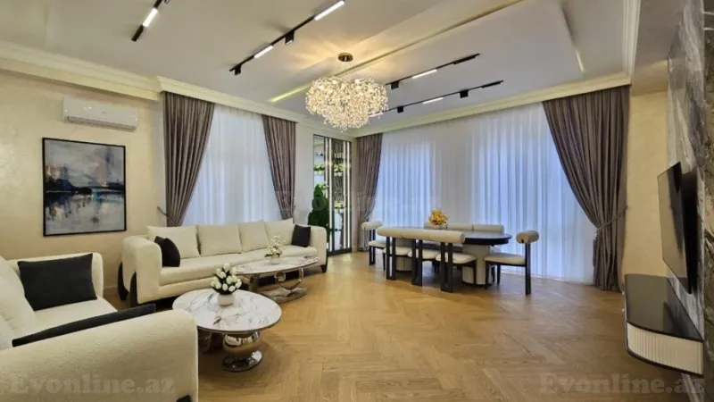 Satılır 3 otaqlı Mənzil Yeni tikili 156 m² Gənclik m. - şəkil 4