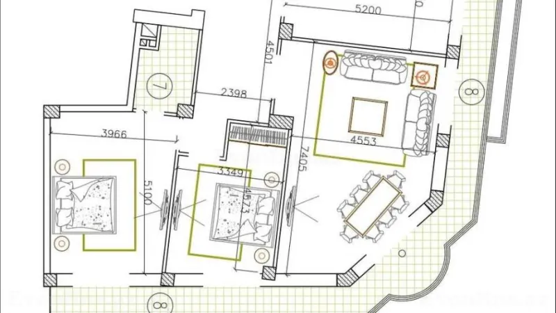 Satılır 4 otaqlı Mənzil Yeni tikili 125 m² Xətai r. - şəkil 2