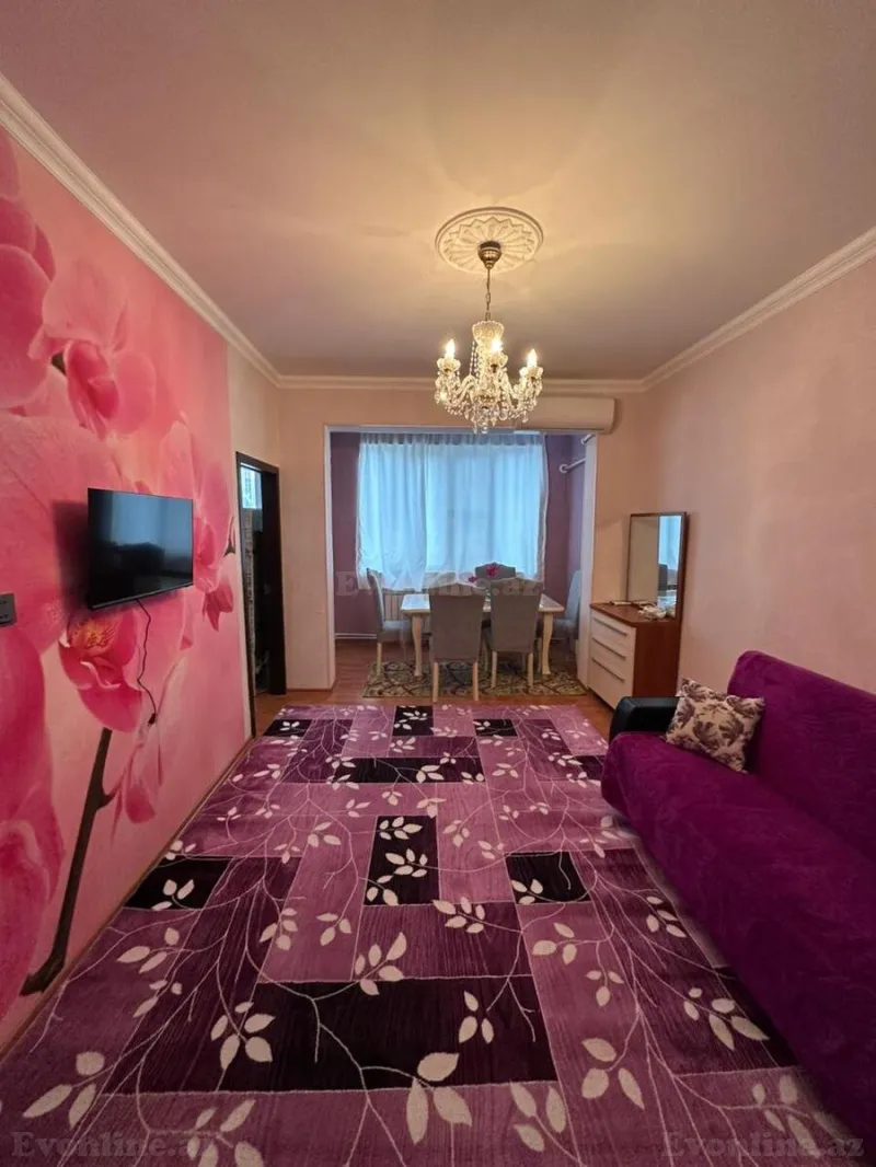 Kirayə verilir 2 otaqlı Mənzil Köhnə tikili 58 m² 5-ci mikrorayon