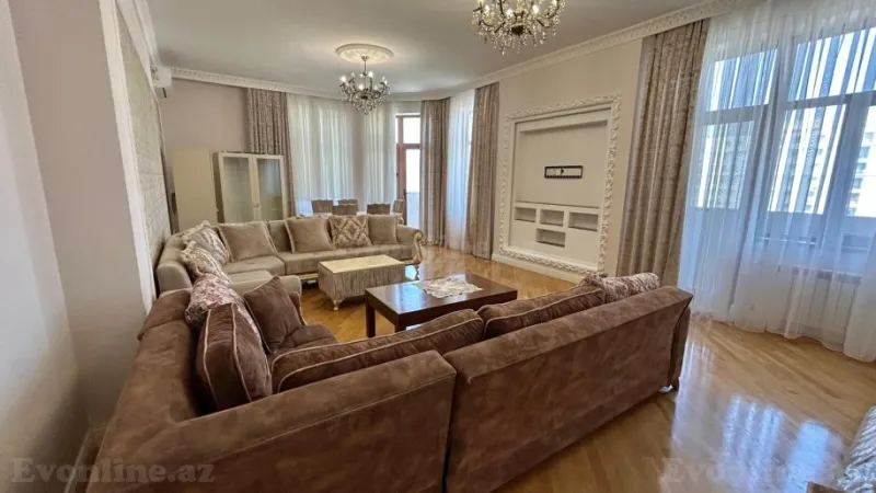 Kirayə verilir 4 otaqlı Mənzil Yeni tikili 170 m² Nəriman Nərimanov m. - şəkil 2
