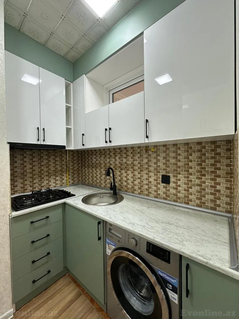 Satılır 2 otaqlı Mənzil Yeni tikili 50 m² Həzi Aslanov m. - şəkil 9