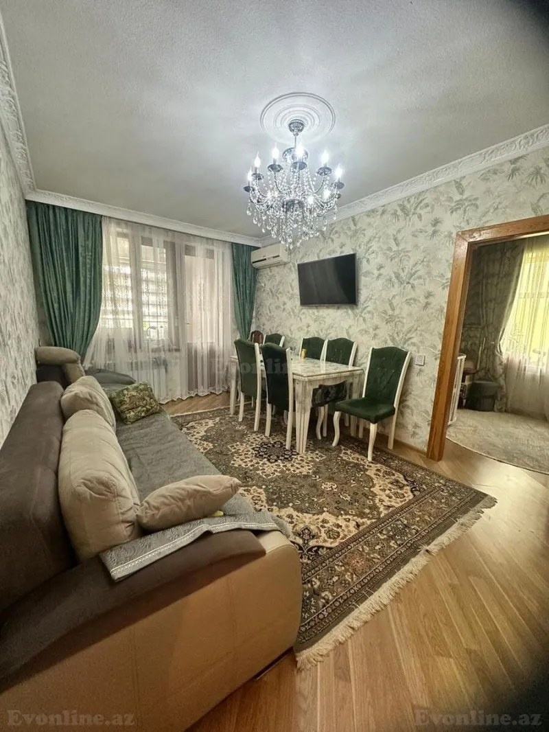 Satılır 3 otaqlı Mənzil Köhnə tikili 55 m² Yasamal