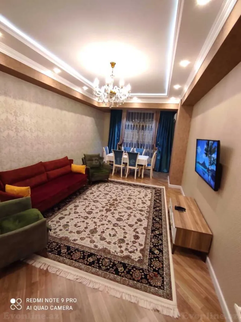 Kirayə verilir 2 otaqlı Mənzil Yeni tikili 65 m² İnşaatçılar m.