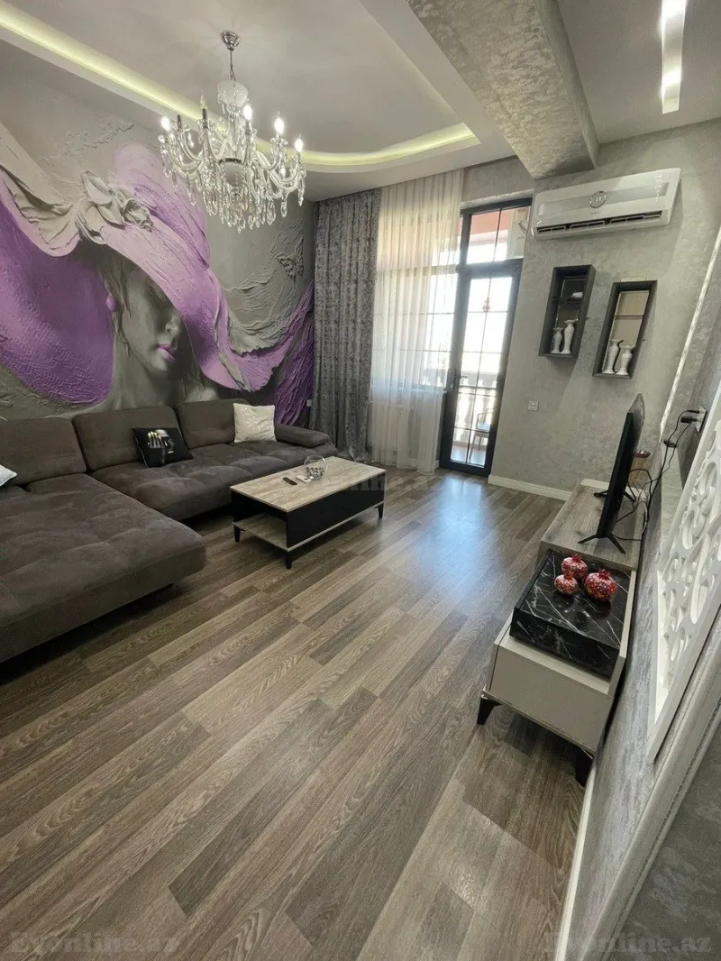 Kirayə verilir 3 otaqlı Mənzil Yeni tikili 90 m² Elmlər Akademiyası m. - şəkil 2