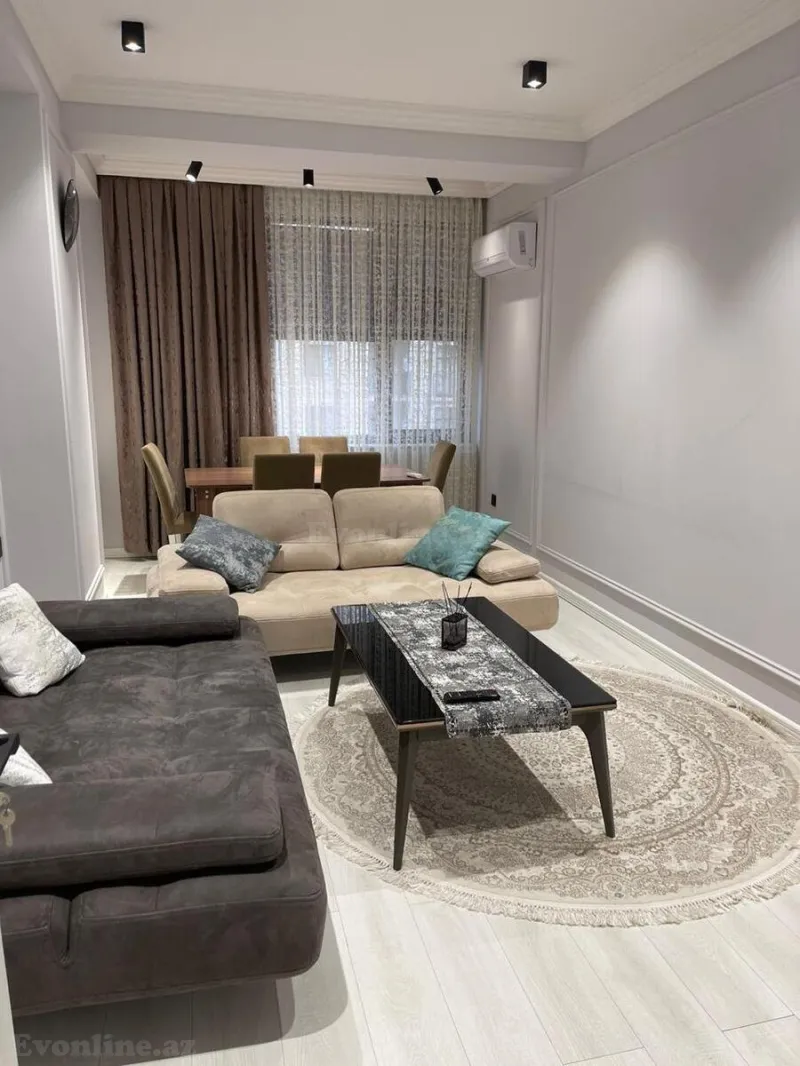 Kirayə verilir 3 otaqlı Mənzil Yeni tikili 117 m² Nərimanov r. - şəkil 2