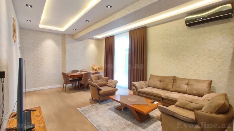 Satılır 3 otaqlı Mənzil Yeni tikili 130 m² Qara Qarayev m. - şəkil 3