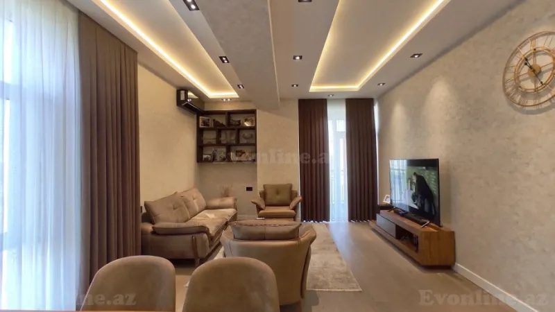 Satılır 3 otaqlı Mənzil Yeni tikili 130 m² Qara Qarayev m. - şəkil 4