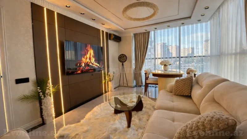 Satılır 3 otaqlı Mənzil Yeni tikili 100 m² Nərimanov r. - şəkil 2