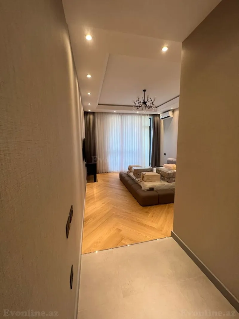 Kirayə verilir 2 otaqlı Mənzil Yeni tikili 130 m² Nəsimi r. - şəkil 4