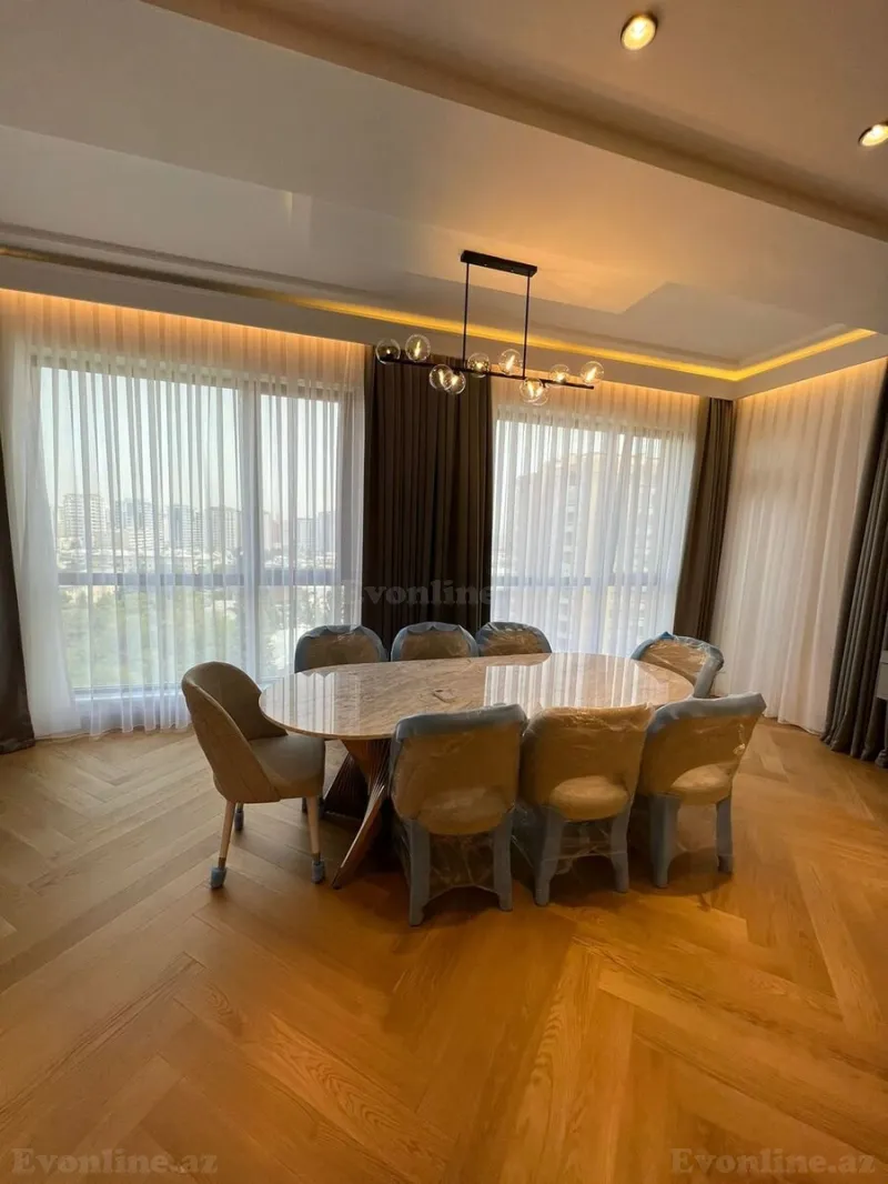 Kirayə verilir 2 otaqlı Mənzil Yeni tikili 130 m² Nəsimi r. - şəkil 5