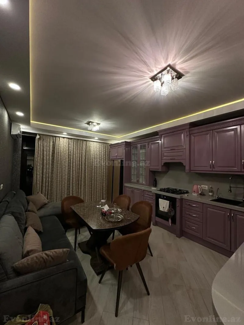 Kirayə verilir 3 otaqlı Mənzil Yeni tikili 115 m² Nəsimi r. - şəkil 2