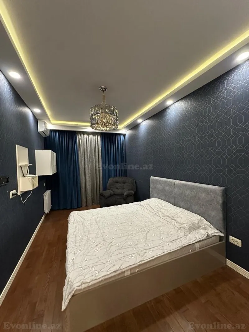 Kirayə verilir 3 otaqlı Mənzil Yeni tikili 115 m² Nəsimi r. - şəkil 9