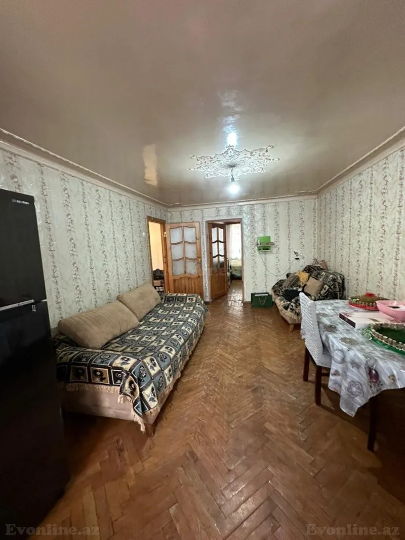 Satılır 2 otaqlı Mənzil Köhnə tikili 55 m² Nərimanov r. - şəkil 2