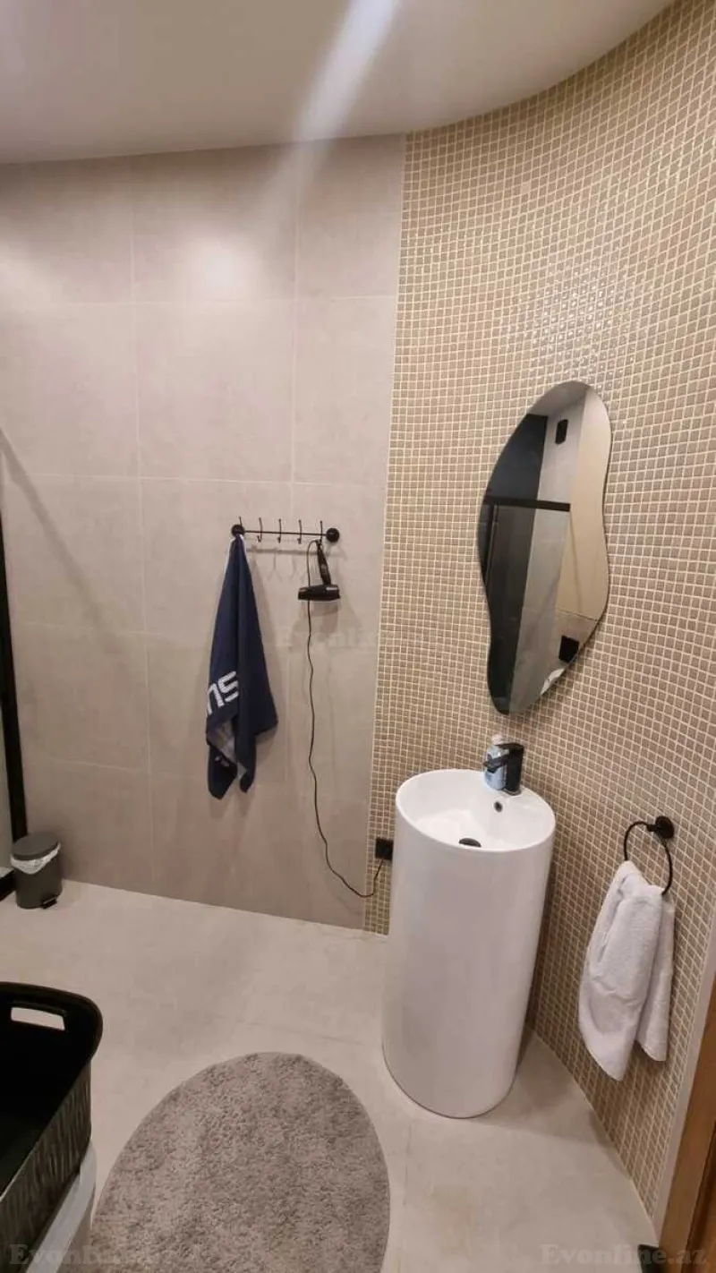 Kirayə verilir 4 otaqlı Mənzil Yeni tikili 130 m² Nəsimi r. - şəkil 12