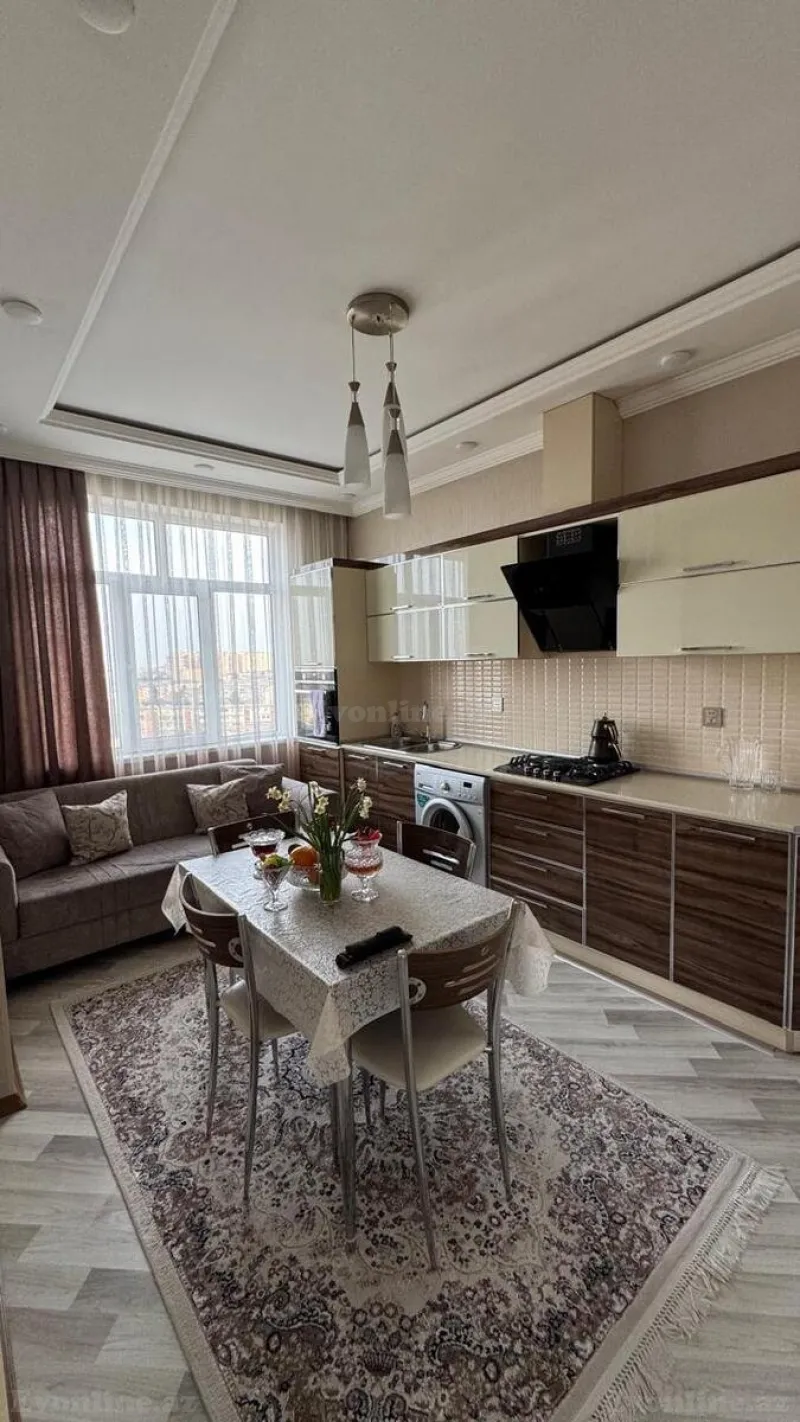 Satılır 3 otaqlı Mənzil Yeni tikili 108 m² Qara Qarayev m. - şəkil 6
