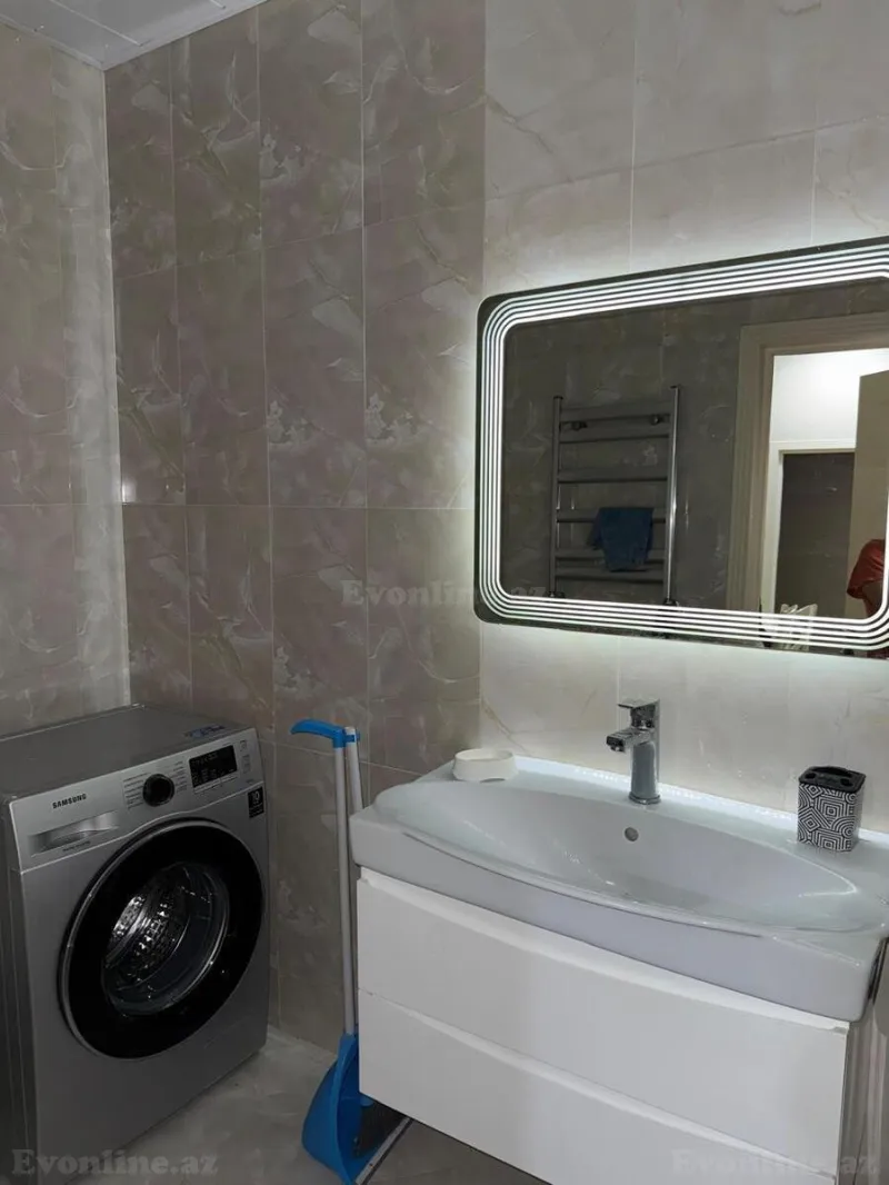 Kirayə verilir 3 otaqlı Mənzil Yeni tikili 95 m² Nəsimi r. - şəkil 26