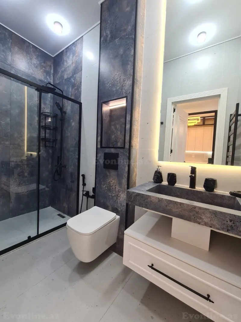 Satılır 3 otaqlı Mənzil Yeni tikili 98 m² Nəsimi r. - şəkil 13