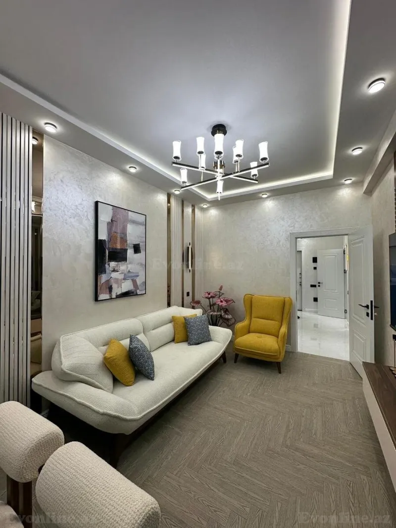 Satılır 2 otaqlı Mənzil Yeni tikili 55 m² Nəsimi r. - şəkil 3