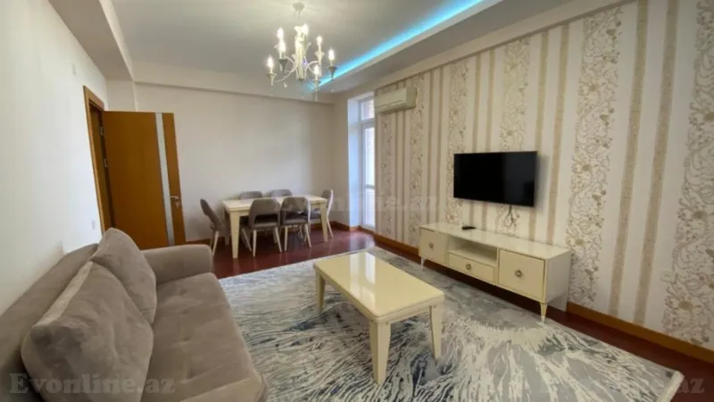 Kirayə verilir 2 otaqlı Mənzil Yeni tikili 80 m² Gənclik m. - şəkil 2