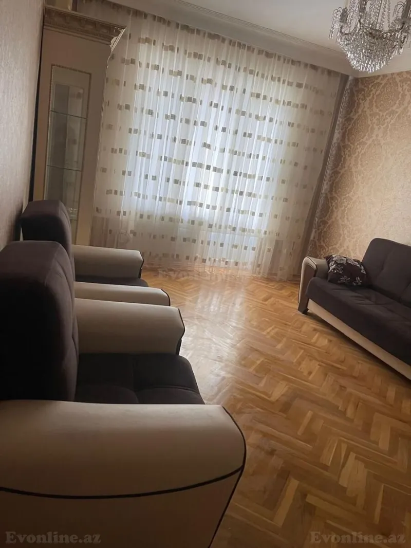 Kirayə verilir 3 otaqlı Mənzil Köhnə tikili 105 m² Nəsimi r. - şəkil 3