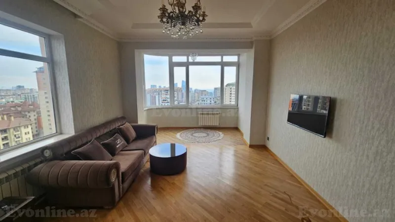 Kirayə verilir 3 otaqlı Mənzil Yeni tikili 128 m² Nərimanov r.