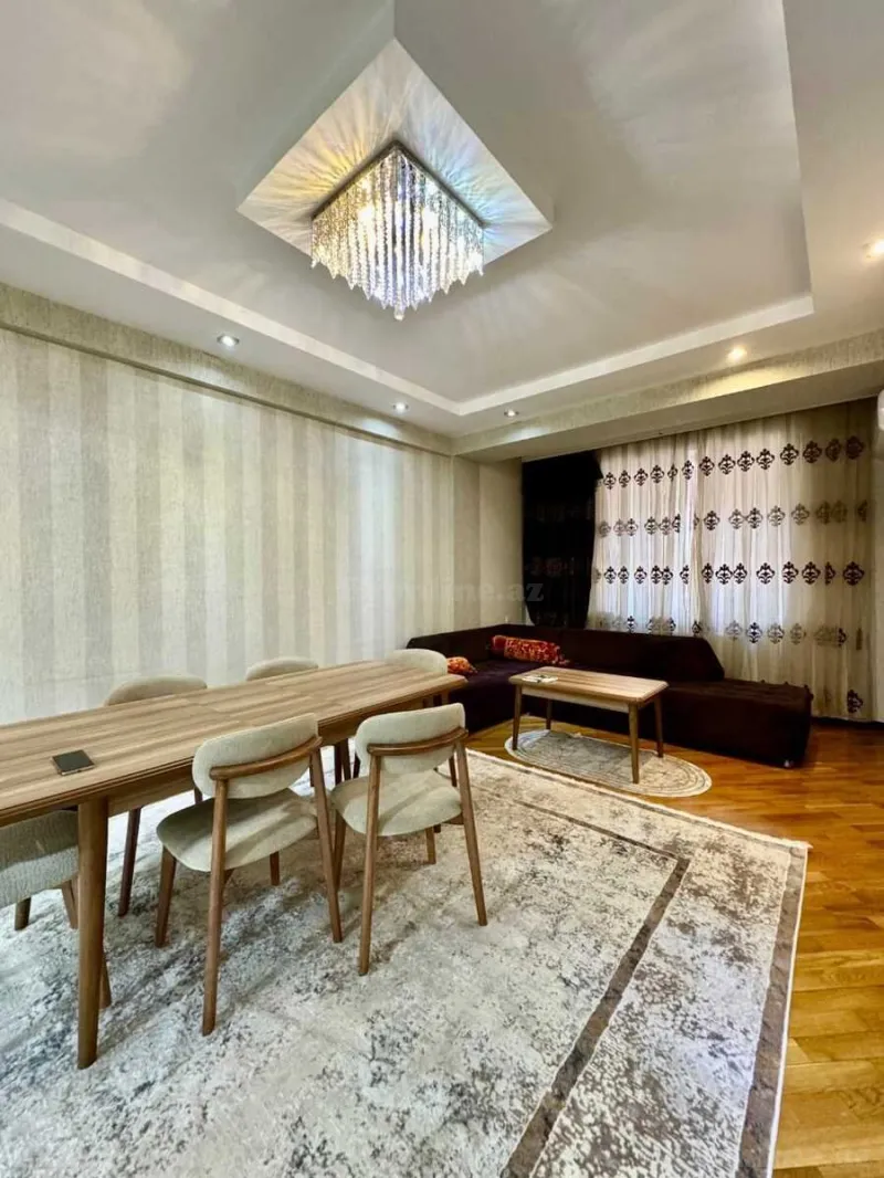 Kirayə verilir 3 otaqlı Mənzil Yeni tikili 123 m² İnşaatçılar m. - şəkil 2