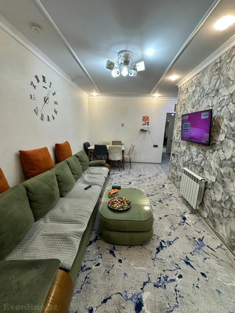 Kirayə verilir 3 otaqlı Mənzil Köhnə tikili 65 m² Binə - şəkil 2