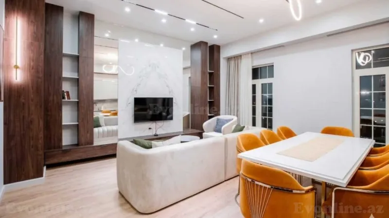 Kirayə verilir 3 otaqlı Mənzil Yeni tikili 130 m² Xətai r. - şəkil 3