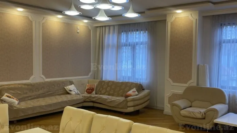 Kirayə verilir 4 otaqlı Mənzil Yeni tikili 170 m² Nərimanov r. - şəkil 3