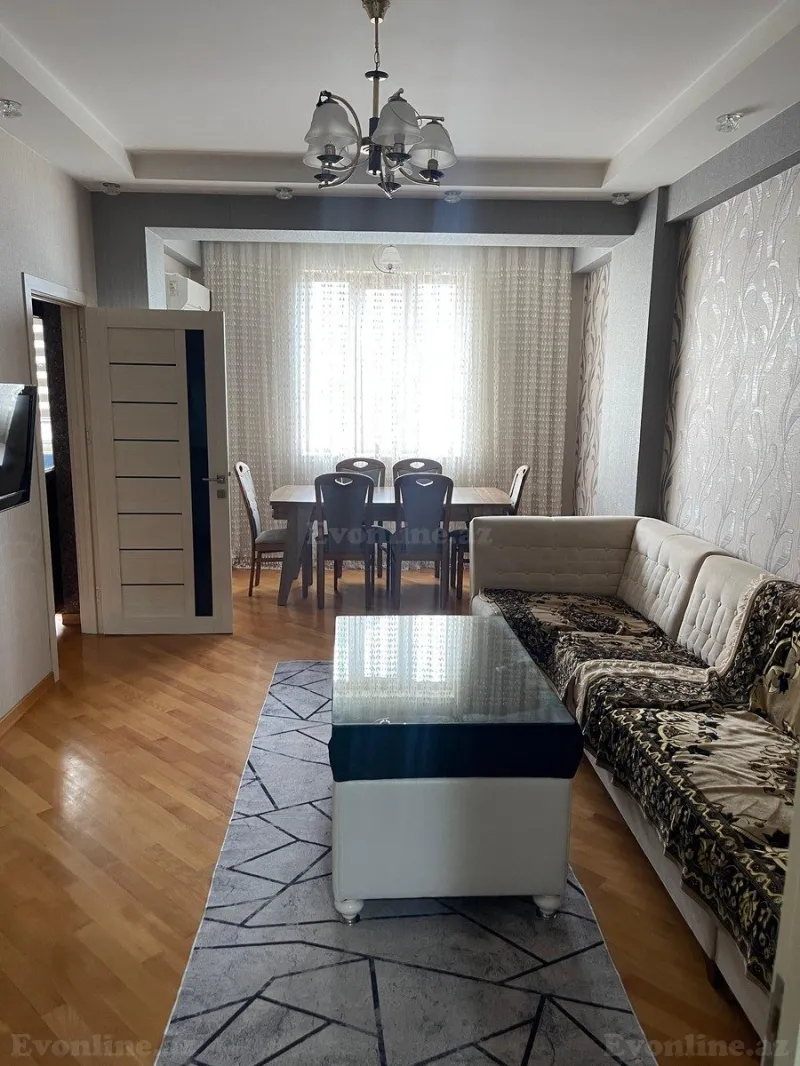Kirayə verilir 2 otaqlı Mənzil Yeni tikili 60 m² Həzi Aslanov m. - şəkil 2