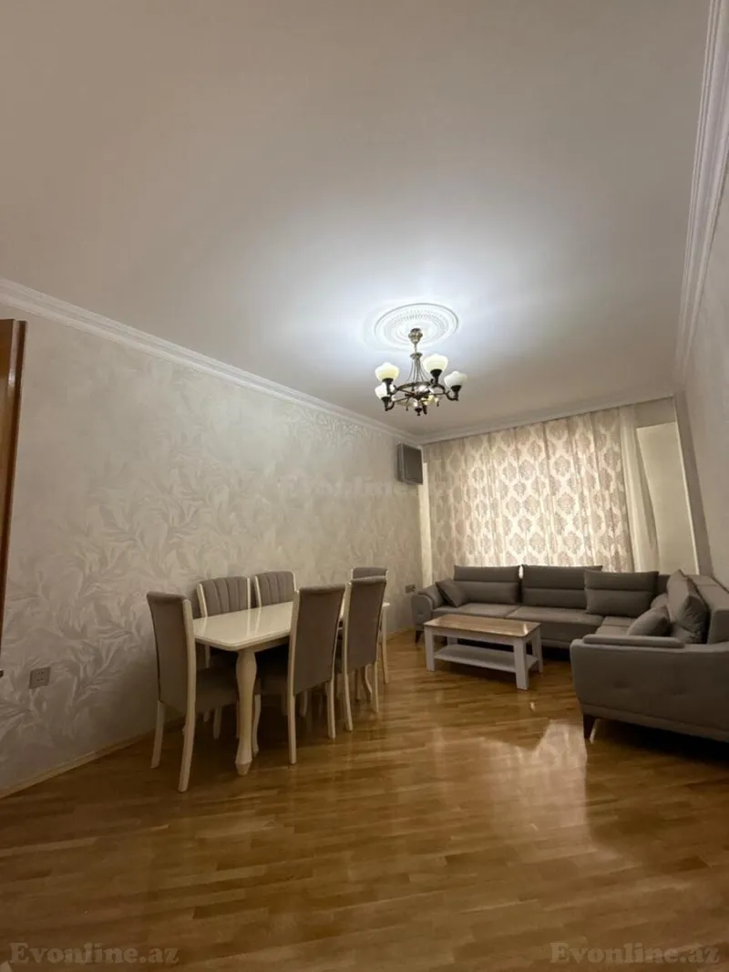 Kirayə verilir 3 otaqlı Mənzil Yeni tikili 120 m² İnşaatçılar m. - şəkil 2