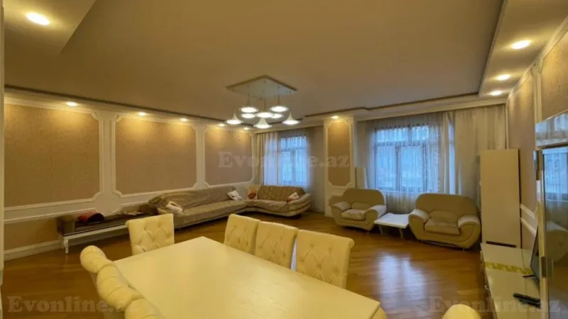 Kirayə verilir 4 otaqlı Mənzil Yeni tikili 220 m² Nərimanov r. - şəkil 2