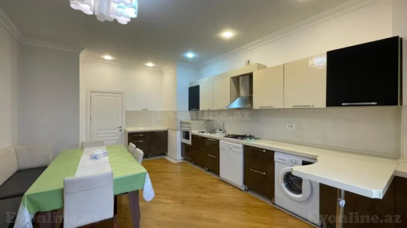 Kirayə verilir 4 otaqlı Mənzil Yeni tikili 220 m² Nərimanov r. - şəkil 6