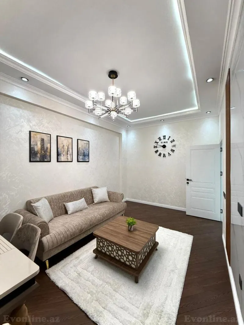 Kirayə verilir 2 otaqlı Mənzil Yeni tikili 60 m² Nərimanov r. - şəkil 3