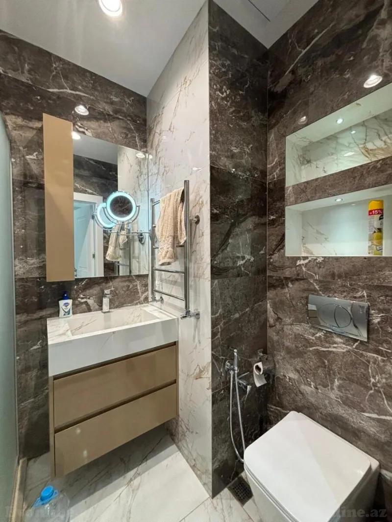 Kirayə verilir 3 otaqlı Mənzil Yeni tikili 120 m² Xətai r. - şəkil 24