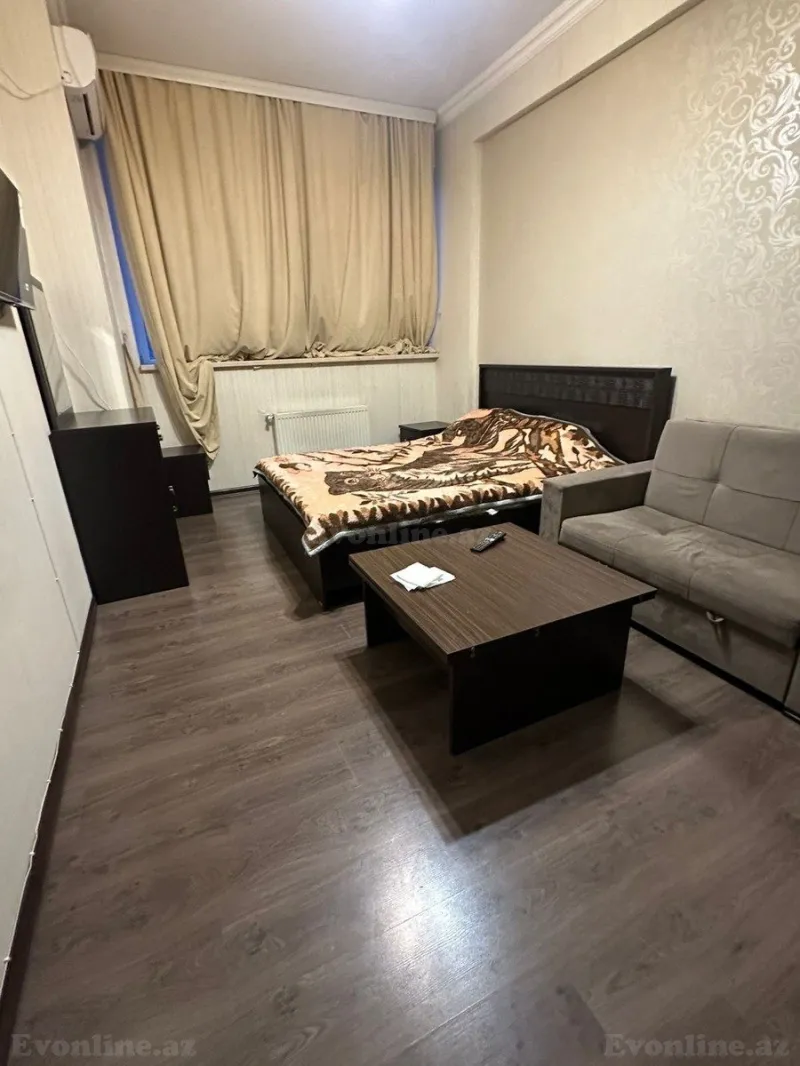 Kirayə verilir 1 otaqlı Mənzil Yeni tikili 40 m² Yasamal - şəkil 2