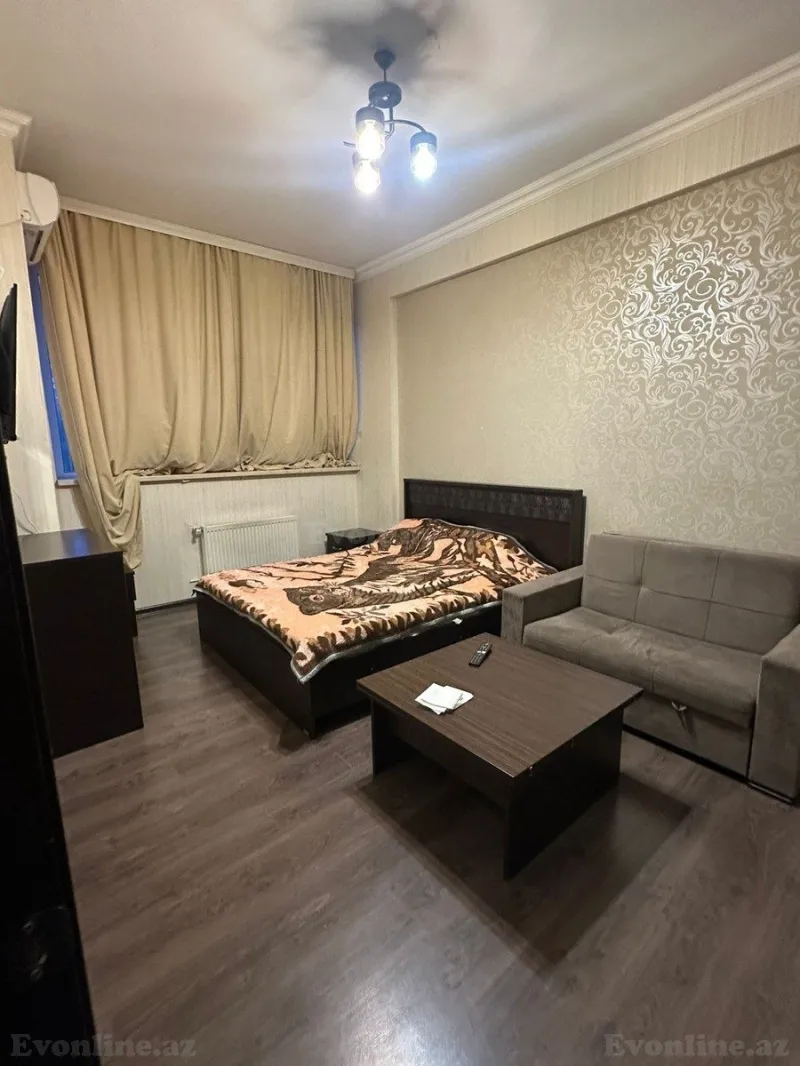 Kirayə verilir 1 otaqlı Mənzil Yeni tikili 40 m² Yasamal - şəkil 4