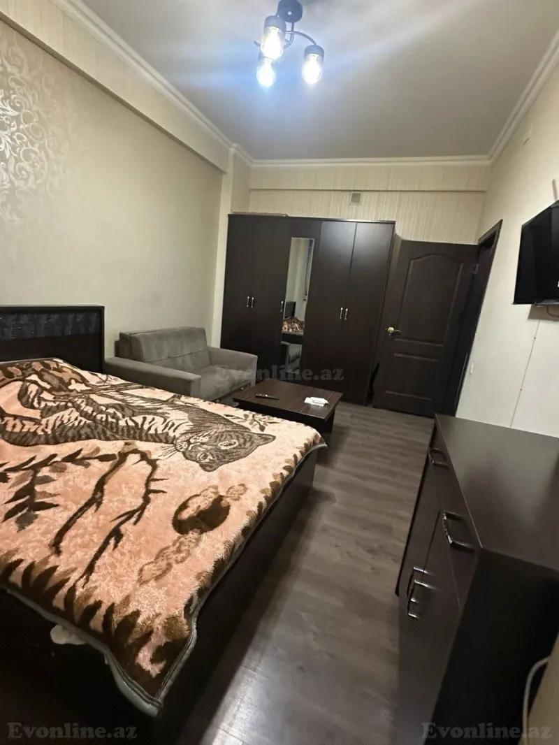 Kirayə verilir 1 otaqlı Mənzil Yeni tikili 40 m² Yasamal - şəkil 5