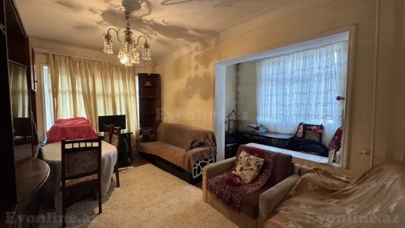 Satılır 2 otaqlı Mənzil Köhnə tikili 55 m² Köhnə Günəşli - şəkil 3