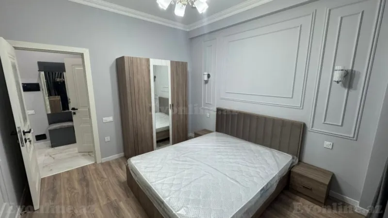 Kirayə verilir 2 otaqlı Mənzil Yeni tikili 60 m² Nəsimi r. - şəkil 3